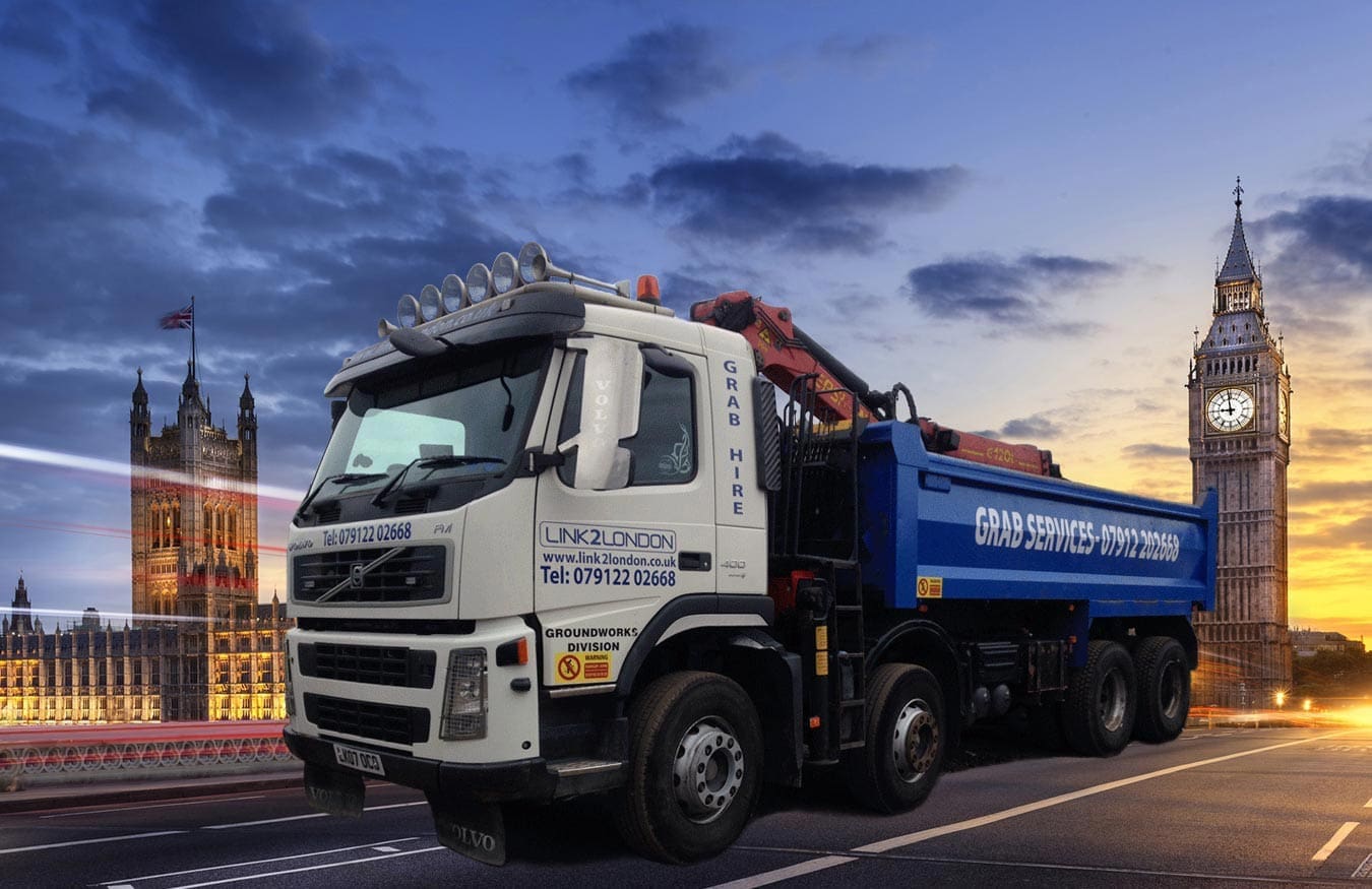 Grab Hire Services and Aggregates Delivery across Greater London & the Surrounding Counties